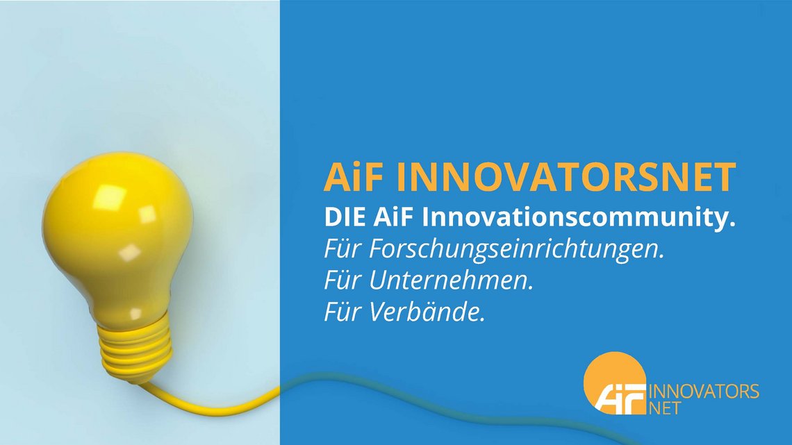 Titelfolie Präsentation zum AiF InnovatorsNet